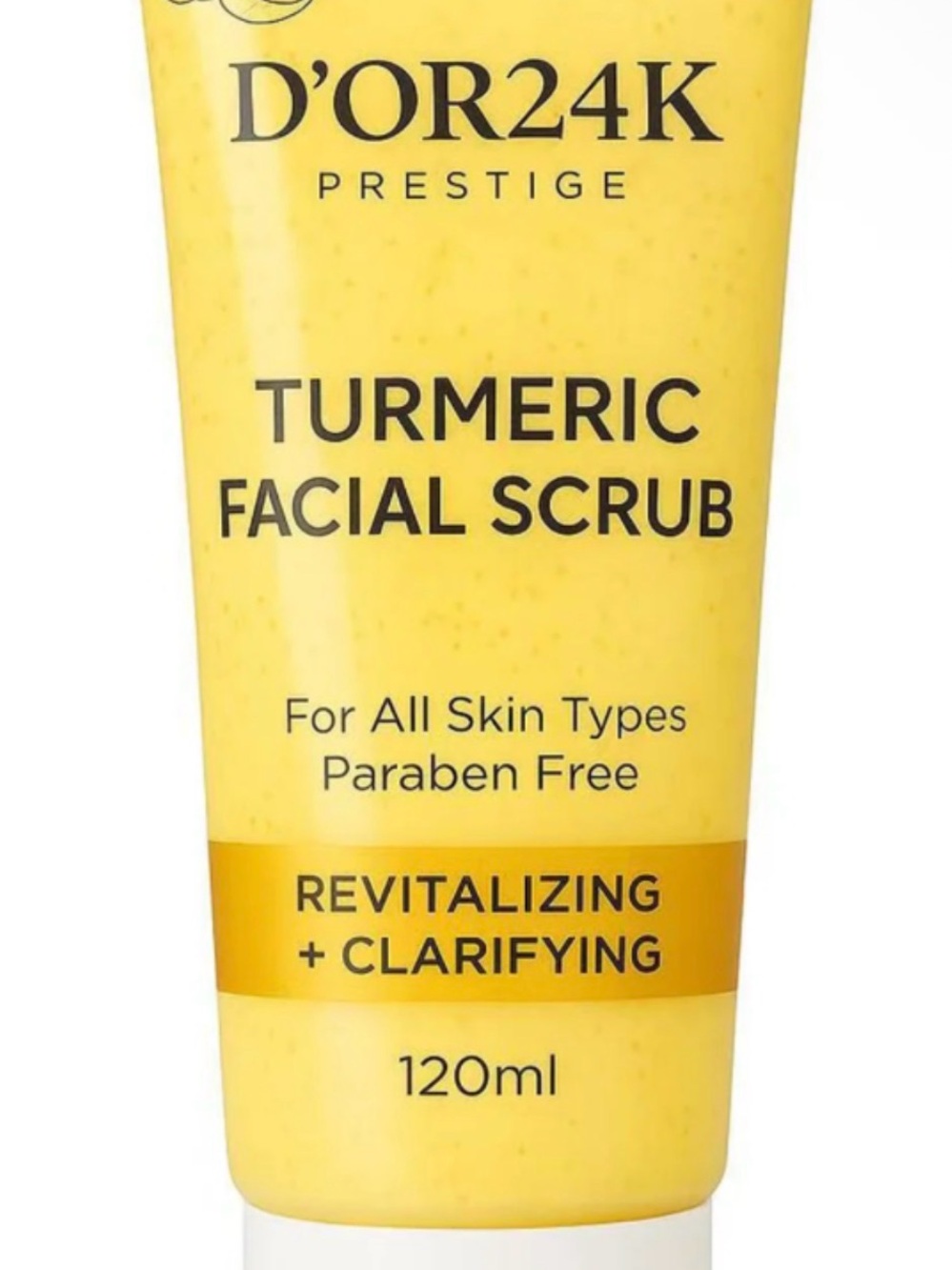 D'OR24K Turmeric Facial Scrub - Yellow